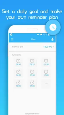 Water Reminder android App screenshot 2