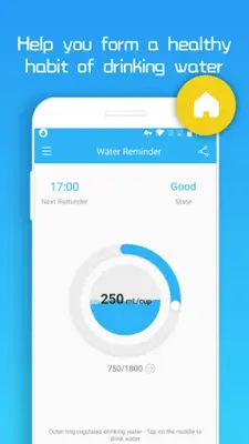 Water Reminder android App screenshot 3